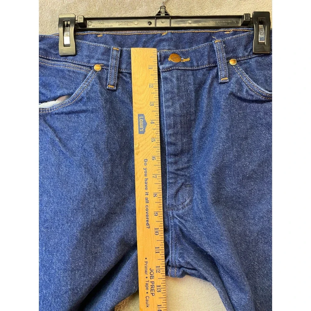 Wrangler 13MWZPW Cowboy Cut Original Fit Indigo Jeans Mens 34 x 32
